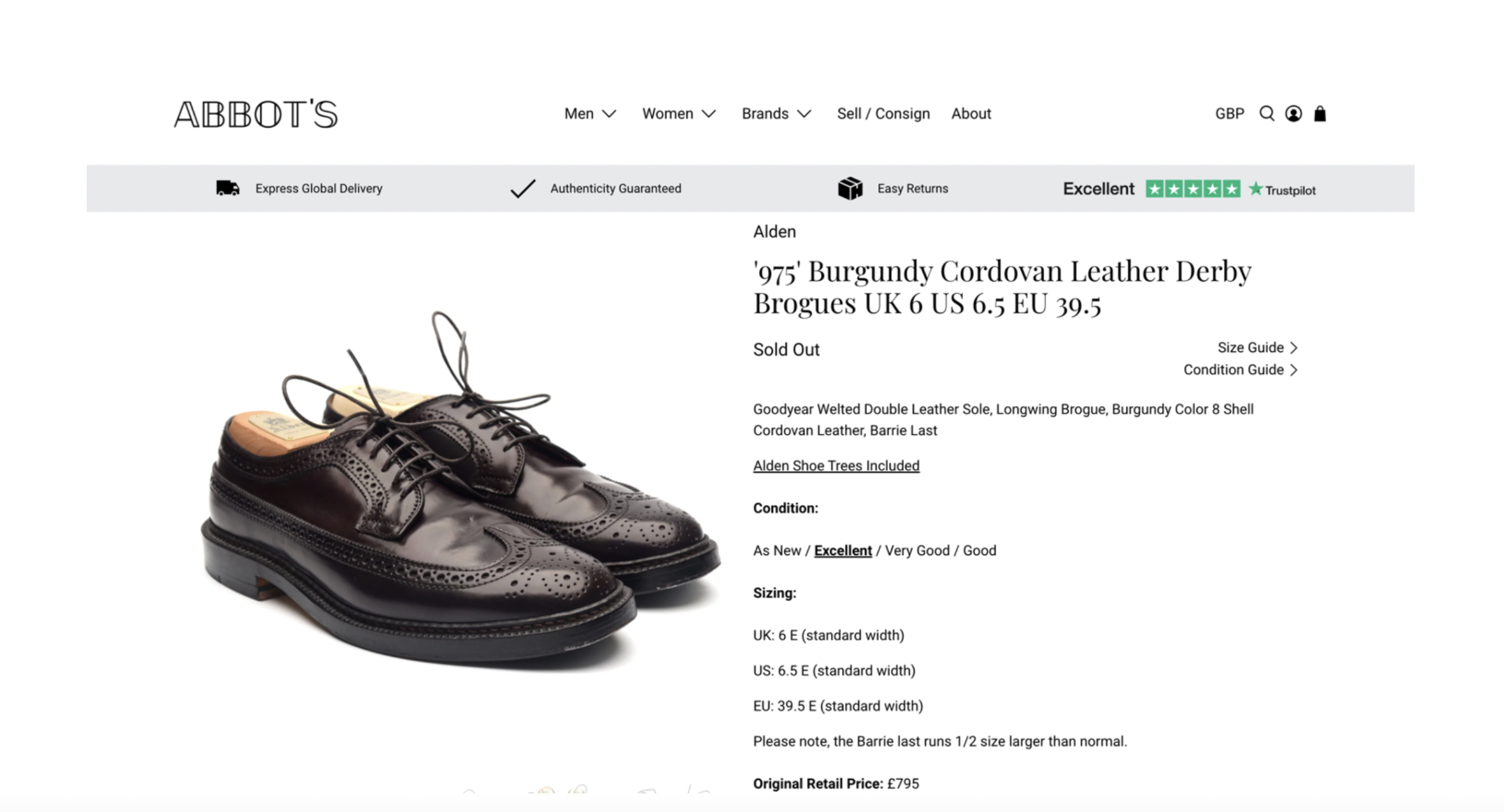 Site pour vendre des chaussures sale